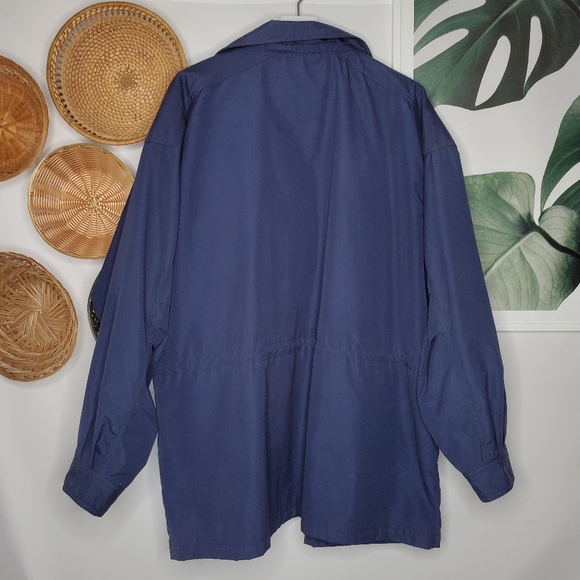 Eddie Bauer Men's Wool Lined Parka Blue Heavy Coat - Picture 4 of 7